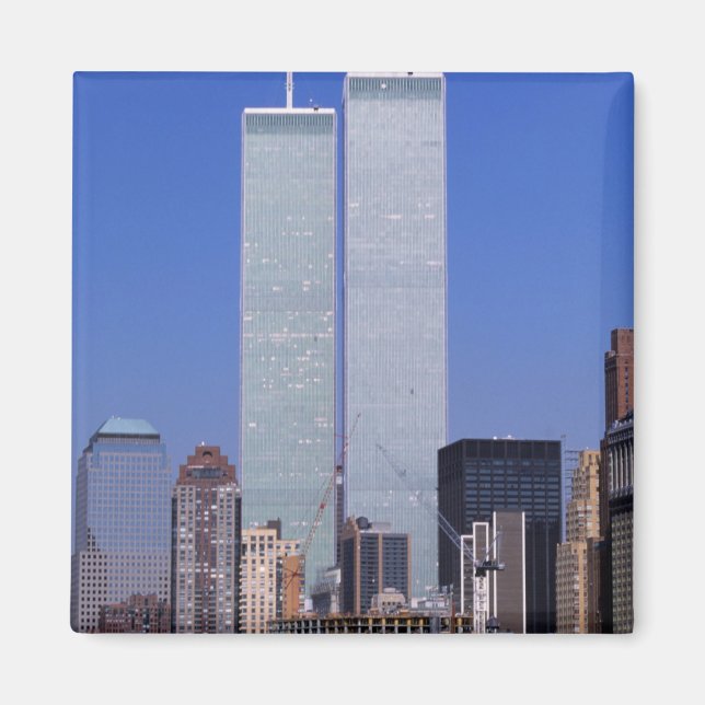 New York, USA. Zwillingstürme der berühmten Welt Magnet (Vorne)