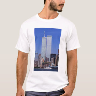 New York, USA. Zwillingstürme der berühmten Welt T-Shirt