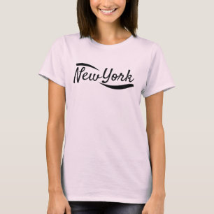 New York Varsity-Shirt Retro 90er College-T-Shirt T-Shirt