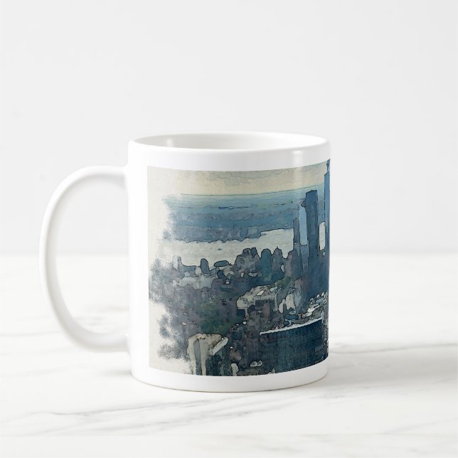 New York View Kaffeetasse (Links)