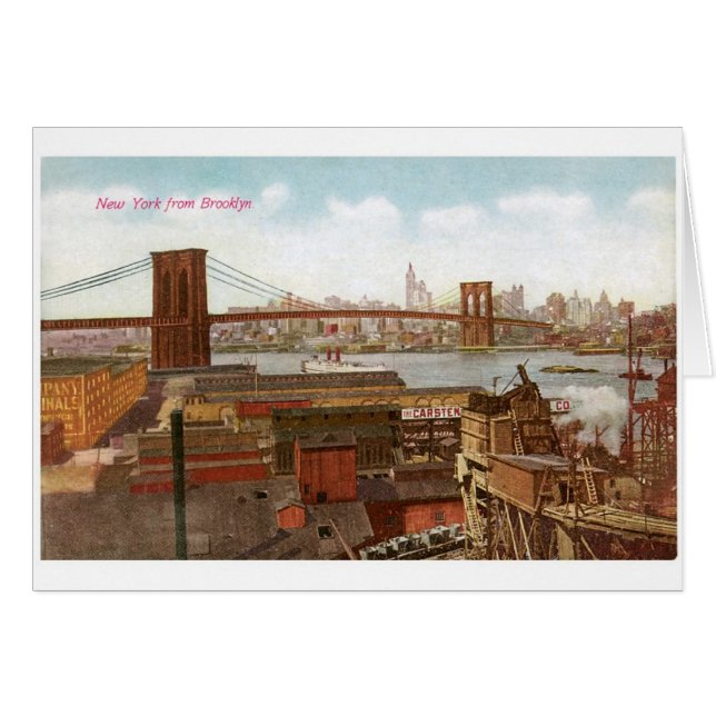 New York von Brooklyn (Vorderseite (Horizontal))