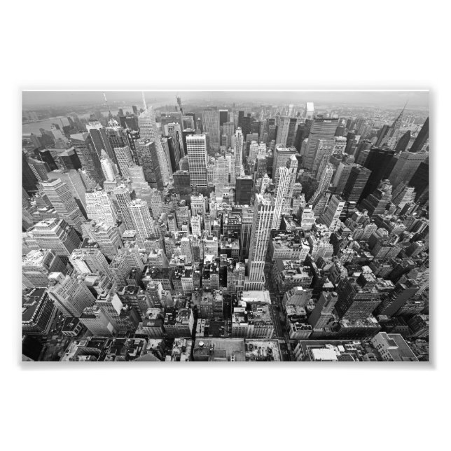 New York von oben Fotodruck (Vorne)