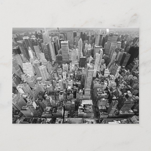 New York von oben Postkarte (Vorderseite)