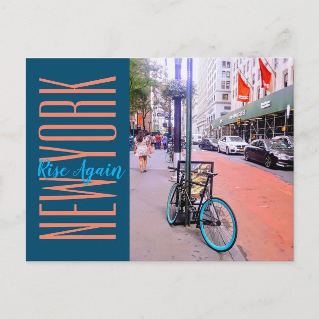 New York-Wall Street Postkarte (Vorderseite)