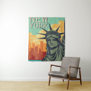 New York Wandteppich
