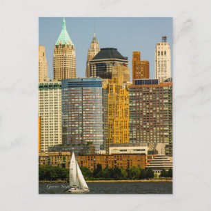 New York Waterfront Postkarte