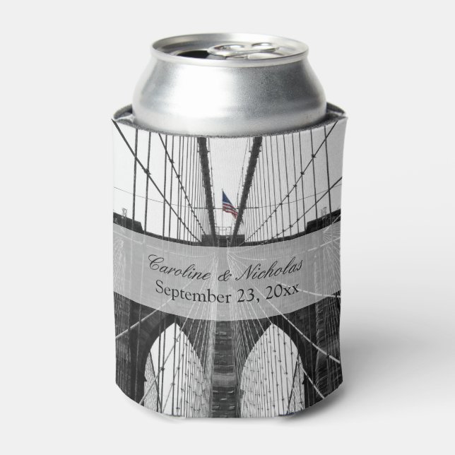 New York Wedding NYC Brooklyn Bridge Dosenkühler (Kanne Vorderseite)