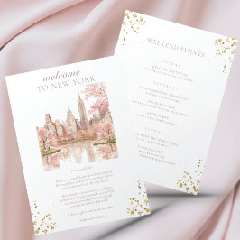 New York Wedding Welcome Letter & Tour