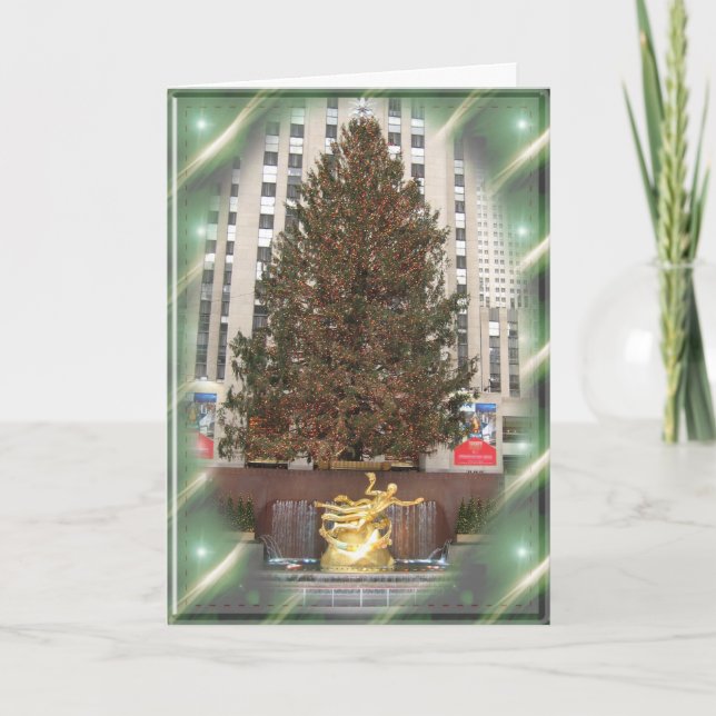New York Weihnachtskarte Feiertagskarte (Vorderseite)