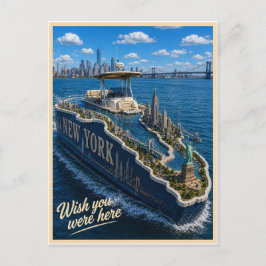 New York | Wish You Were Here | State-Serie Postkarte