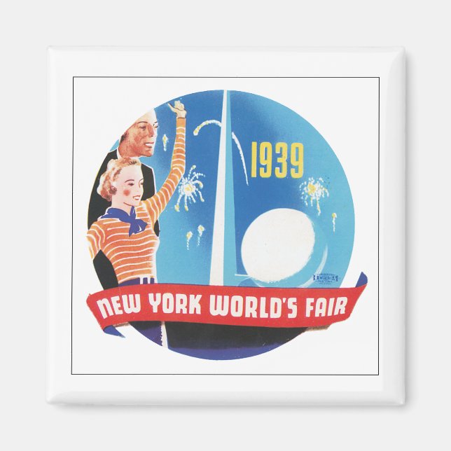 New York World's Fair 1939 Magnet (Vorne)