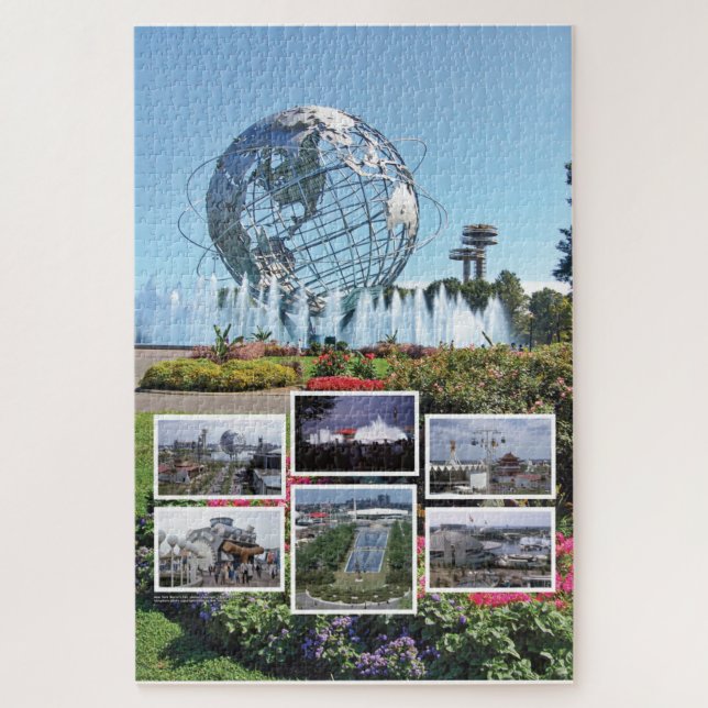 New York World's Fair Puzzle (11x20, ohne Schrift) (Vertikal)