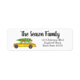 New York Yellow Cab Taxi Weihnachtsbaum