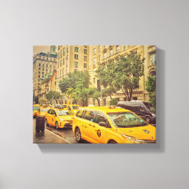 New York Yellow Cabs Leinwanddruck