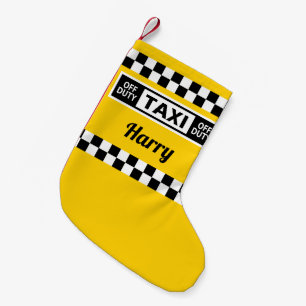 New York Yellow Taxi Kleiner Weihnachtsstrumpf