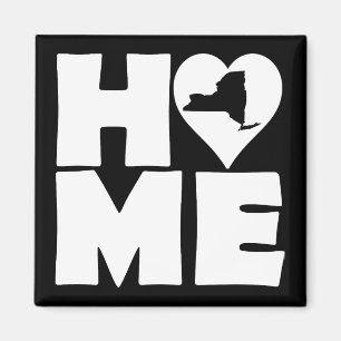New York Zuhause Heart Staat Kühlschrankmagnet