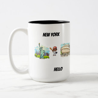 New York Zweifarbige Tasse