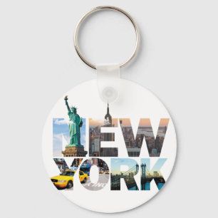 New- Yorkalphabet-Montage Schlüsselanhänger
