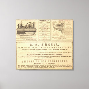 New- Yorkanzeigen Leinwanddruck