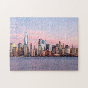 New Yorker Abend Skyline