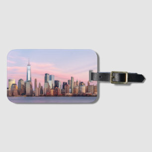 New Yorker Abend Skyline Gepäckanhänger