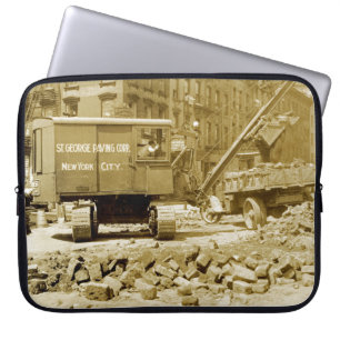 New Yorker Baukran in den 1920er Jahren im Nordwes Laptopschutzhülle