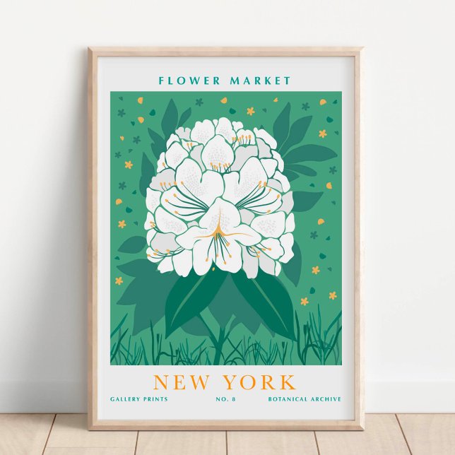 New Yorker Blumenmarkt Botanisch Poster (Von Creator hochgeladen)