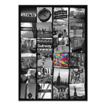 New Yorker Collage aus Fotografien