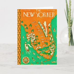 New Yorker Cover Februar 1926 Notizkarte Dankeskarte