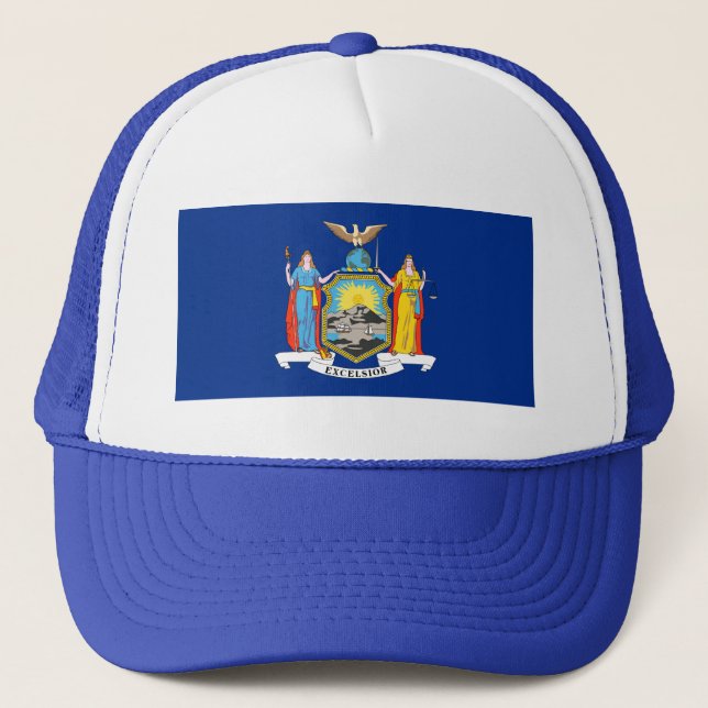 New Yorker Flag Truckerkappe (Vorderseite)