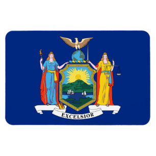 New Yorker Flagge, Der Empire State, Amerikanische Magnet