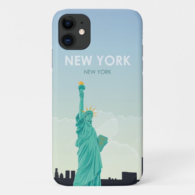 New Yorker Freiheitsstatue Case-Mate iPhone Hülle (Rückseite)