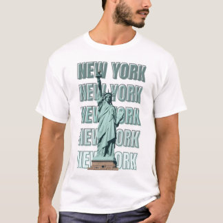 New Yorker Freiheitsstatue Design T-Shirt