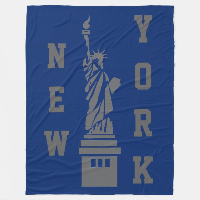 New Yorker Freiheitsstatue Fleecedecke (Vorderseite)