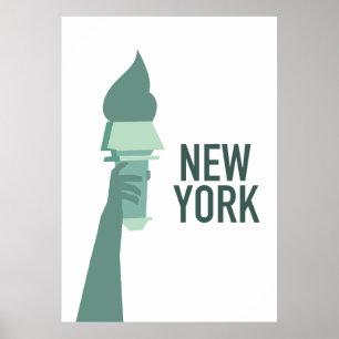 New Yorker Freiheitsstatue Poster