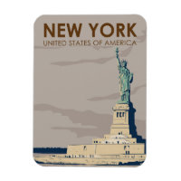 New Yorker Freiheitsstatue Retro