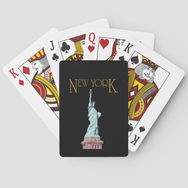 New Yorker Freiheitsstatue Spielkarten (Rückseite)