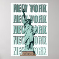 New Yorker Freiheitsstatue Wanddekoration