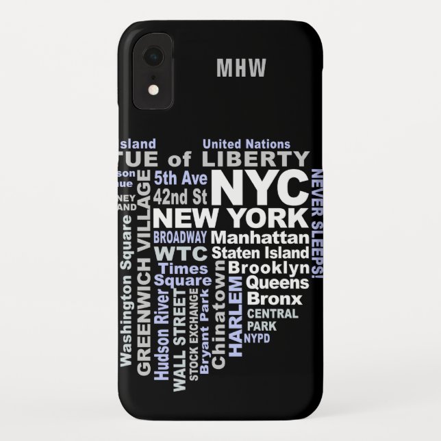 New Yorker Handy-Fälle Case-Mate iPhone Hülle (Rückseite)