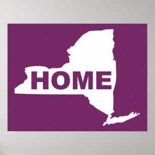 New Yorker Heimposter Schild