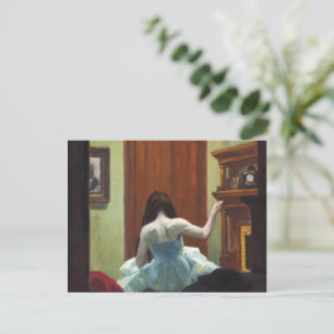 New Yorker Innenraum   Edward Hopper   Postkarte