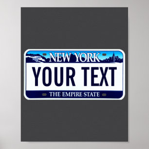 New Yorker Kennzeichen _1 Poster