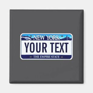 New Yorker Kennzeichen Magnet