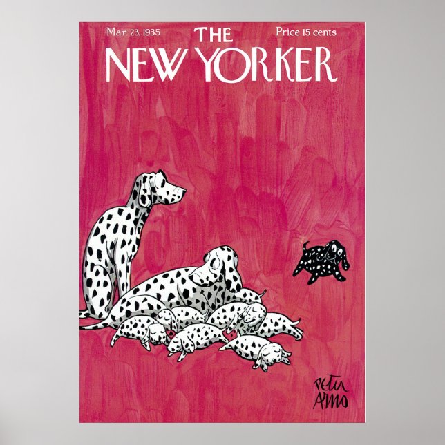 NEW YORKER MAGAZINE 1935 POSTER (Vorne)