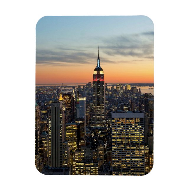 New Yorker Morgendämmerung Magnet (Vertikal)