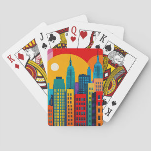 New Yorker Pop Art Spielkarten