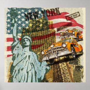 New Yorker Reiseplakat. Poster