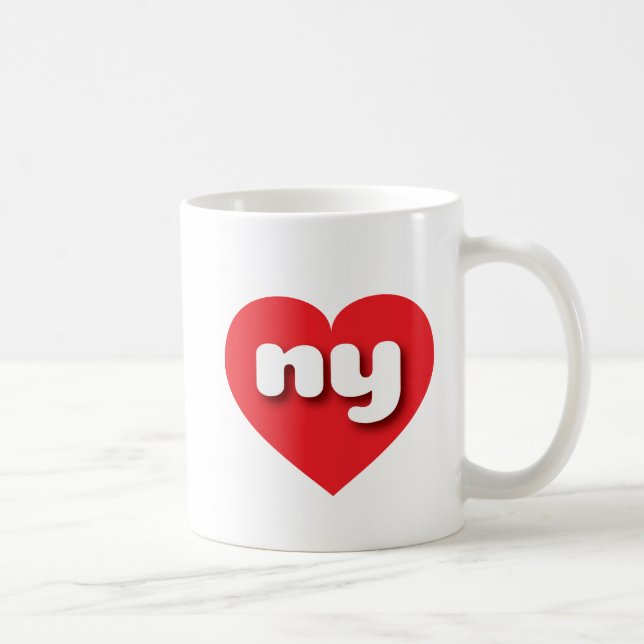 New Yorker Rotes Herz - I Liebe Kaffeetasse (Rechts)