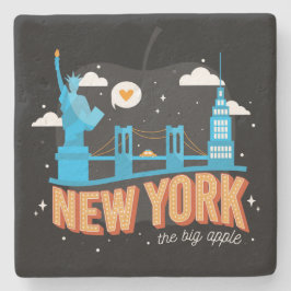 New Yorker Sehenswürdigkeit Steinuntersetzer