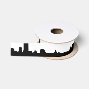 New Yorker Silhouette Pop Art Satinband